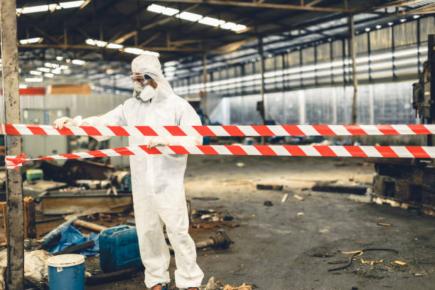 Professional Drug Lab Cleanup technician working in Caroline, WI